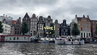 vlog | 48hrs in Amsterdam, Lunch with Olivia Burton and new trainers