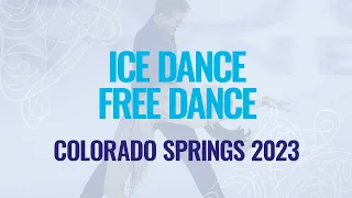 Ice Dance Free Dance | Colorado Springs 2023 | #4ContsFigure