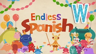 Endless Spanish Letter W - Sight Words: WOK | Originator Games