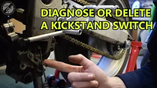 How To Fix Kickstand Switch / Delete It - Track Bike Build Part 2