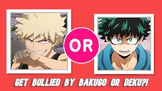 Would You Rather My Hero Academia Husbando Edition Part 2