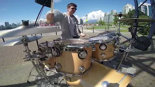 Drum cover of "Happy" by Pharrell Williams recorded back in 2017