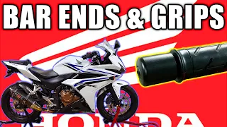 Honda Motorcycle Bar End Removal and Grips Install on CB500X