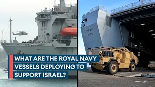 How could RFA Argus and RFA Lyme Bay support Israel?