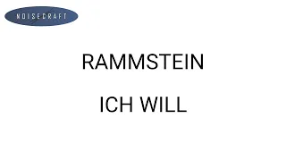 Rammstein - Ich Will Drum Score