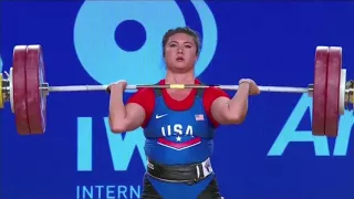 Women’s 90 kg A Session Clean and Jerk - 2017 IWF Weightlifting World Championships (WWC)