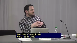 Warrant Committee - March 15th, 2017