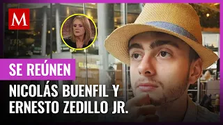 Nicolás Buenfil, hijo de Erika Buenfil, se reúne con su papá, Ernesto Zedillo Jr.