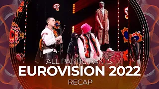 Eurovision 2022 | All Participants | RECAP