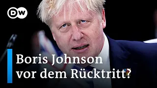 Regierungskrise in UK: Minister drängen auf Boris Johnsons Rücktritt | DW Nachrichten