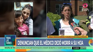 Mala praxis: denuncian que el médico dejó morir a su hija de 8 años | #TodasLasTardes