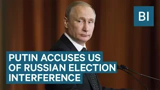 Putin accuses the US of interfering in Russia's presidential election
