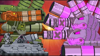 All Series Mega Tanks vs Mega Boss - Cartoons about tank