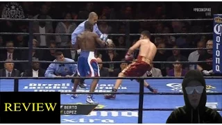 Andre Berto vs Josesito Lopez Fight Berto KNOCKS OUT Lopez Knockout MY Thoughts Review