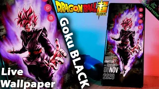 Goku Black Live Wallpaper + Homescreen setup - Customize LIKE A PRO - EP26 - Dragonball Super Theme