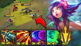 Neeko but I build only on-hit items and can kite anyone (THIS IS BROKEN)