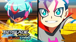 Pandora e Belfyre lutam novamente | BEYBLADE BURST QUADSTRIKE EP2 | Clipe oficial