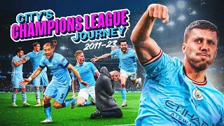 Man City's Champions League journey 2011-23 | The story from qualifying to winning!