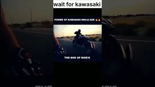 kawasaki ninja h2r top speed || wait for end #shorts