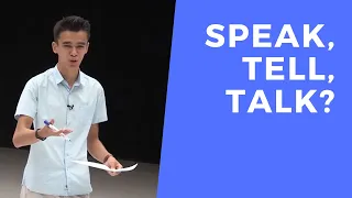 Какая Разница Между Speak, tell или talk ? - Глагол "Говорить" на Английском