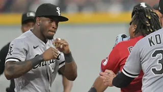 Tim Anderson Gets Punched In the Face
