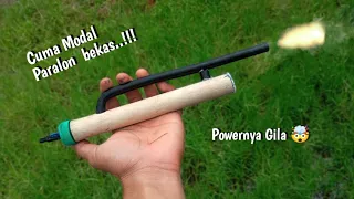 Pistol spirtus dari paralon bekas,( tembakannya super kuat🤯)