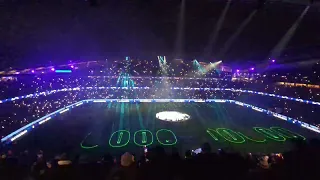 Man City vs Young Boys 7th Nov 2023 Pre Game Light Show