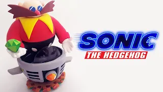 How to make Dr. Eggman & Super Sonic(mini) | Clay Tutorial | Timelapse |AIR snow🔥