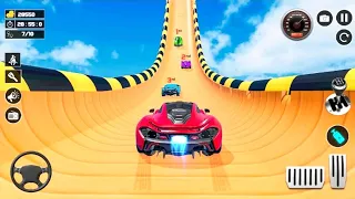 Mega Ramp Car Stunt 3D endroid_ gameplay | Gt Car  Amazing Stunt with Spiderman