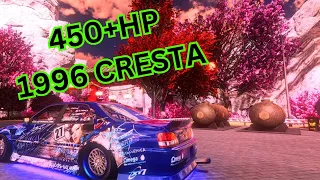 Drifting A 450+ HP Cresta | G25 Wheel Gameplay | Tune In Description