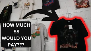 Over 1000 Vintage T-SHIRTS in 1 THRIFT STORE! Come thrift with me! (Spokane Edition)