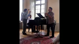 Masterclass Francisco Araiza Vienna 7/2016 : Matej P.Petrić , tenor