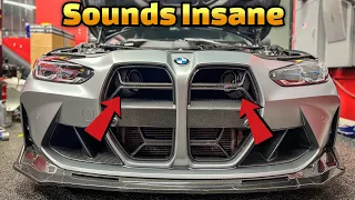 Front Mount Intakes Sound Crazy | Project Gamma Full Carbon intakes For The S58