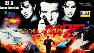 GoldenEye 007 XBLA Remaster 00 Agent Playthrough - 32:9 Super Ultrawide + HDR + Mouse & Keyboard