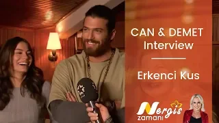 Can Yaman & Demet Ozdemir ❖ Interview  ❖ Erkenci Kus ❖ Nergis Zamani Show ❖ English ❖  2019