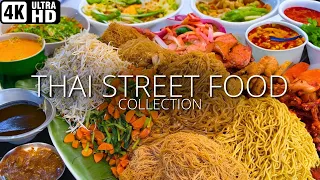 4K 🍜 Ultimate collection of Thai street food PT. 2. The best night market in Phuket. Naka market.