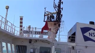 Mit der CONTI EVEREST nach Amerika und zurück. Teil 1  Livorno ( It. ) - Valencia ( Sp. )