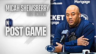 Micah Shrewsberry talks #TexasAM postgame -- #PennState Nittany Lions Basketball