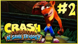 #2 CRASH BANDICOOT 1 (N. Sane Trilogy) - Колёса джунглей, Великие врата