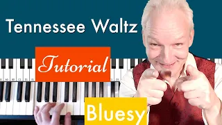 How to play Tennessee Waltz Blues on piano. Old country blues in C