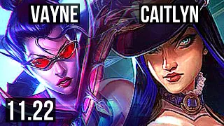 VAYNE & Leona vs CAITLYN & Pyke (ADC) | 3.5M mastery, 9/1/8 | KR Diamond | 11.22