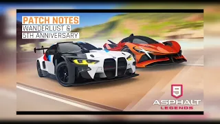 Asphalt 9 Wanderlust & 5th Anniversary Season -  PATCH NOTES & MAX STATS