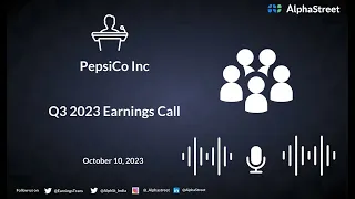 PepsiCo Inc Q3 2023 Earnings Call