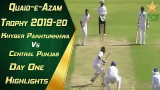 Khyber Pakhtunkhwa Vs Central Punjab | Quaid-e-Azam Trophy 2019 | PCB