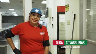 Employee Spotlight – Olga  – Sanitation Crew leader