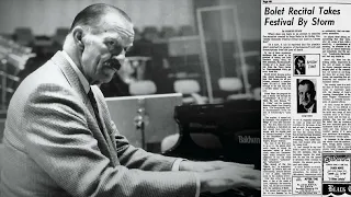 Jorge Bolet Rachmaninoff transcriptions & Liszt Petrarch Sonnets, Tannhäuser Overture May 1973