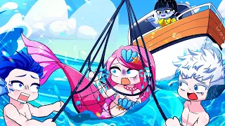 What Happens When He Catched A Mermaid?  Gacha Club  Ppg x Rrb Gacha Life