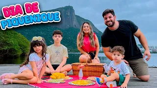 DIA DE PICNIC EM FAMILIA + MEDO DO BRINQUEDO * Lagoa - RJ  | Kathy Castricini