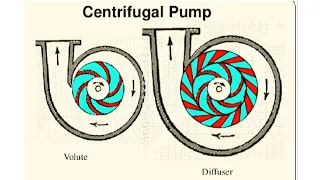 What is the  difference between Volute and Diffuser centrifugal pumps ?