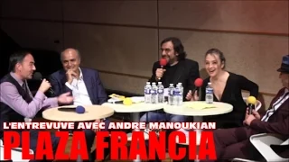 PLAZA FRANCIA  L'ENTREVUE AU STUDIO 105 DE FRANCE INTER DANS L'EMISSION PARTONS EN LIVE PRESENTEE PA